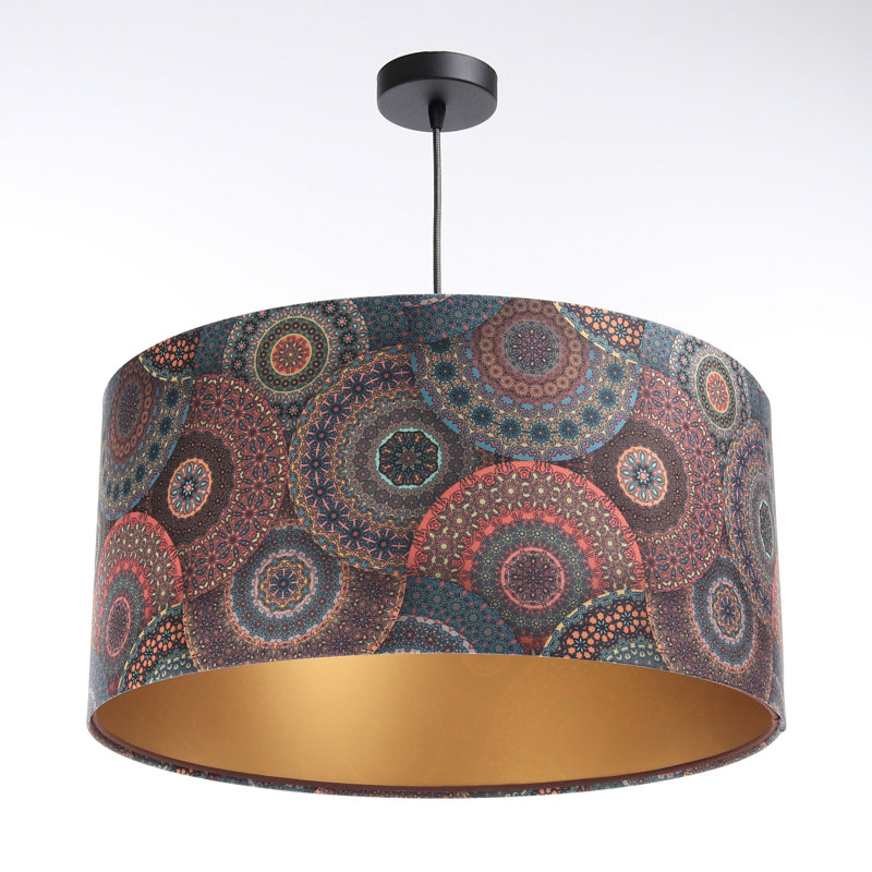 Bertila 1 - Light Drum Pendant, 102 cm x 40 cm