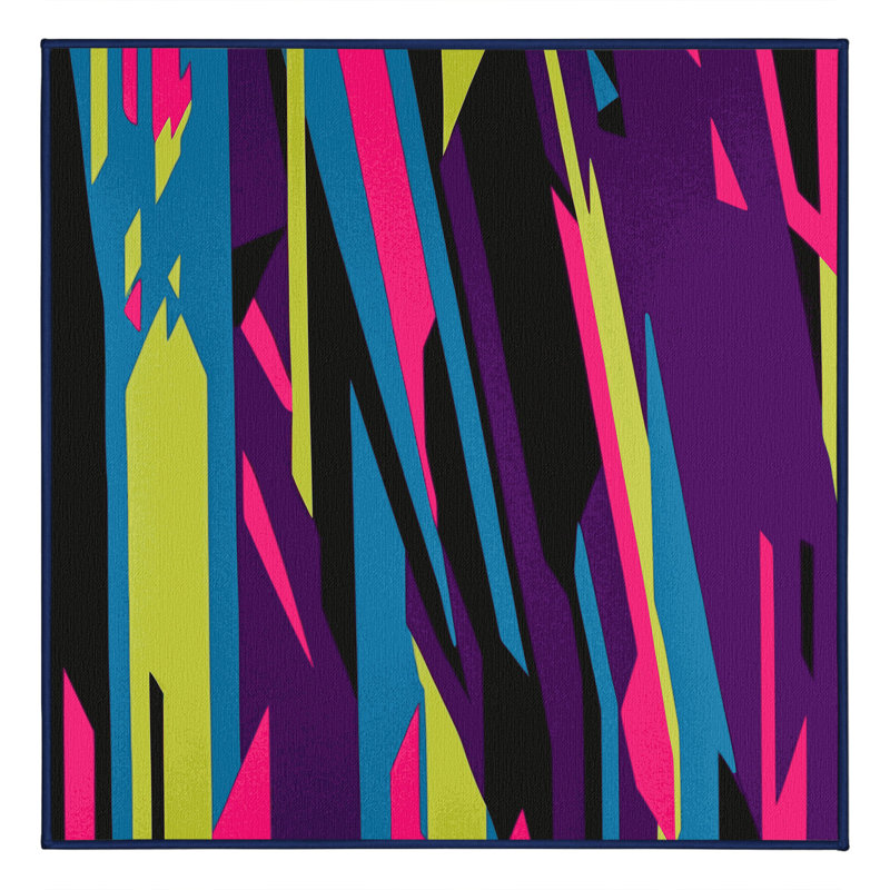 Tapis Luminous Stride, Carré 5 pi