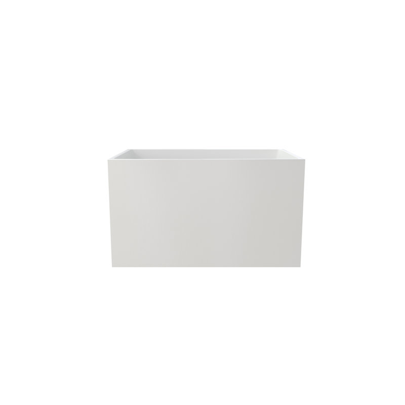 43" Acrylic Freestanding Bath Tubs Modern Soaker Tubs In White