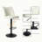 Versatile Adjustable Swivel Bar Stools Set, Enhancing Any Space-439393611