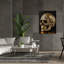 Toile épique «Golden Skull» par Rey Klimt