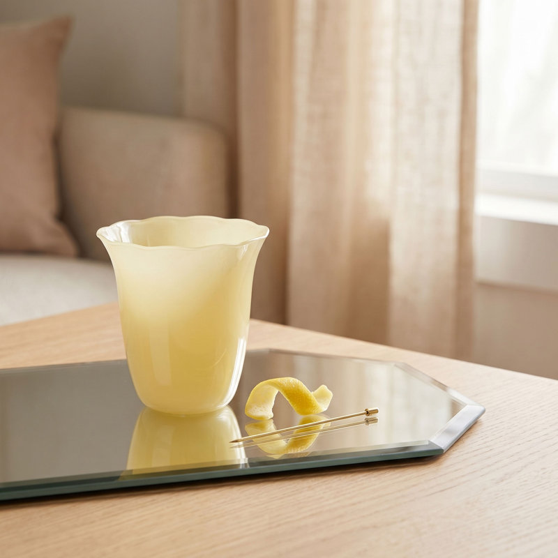 Gobelet en verre festonné Sunwashed