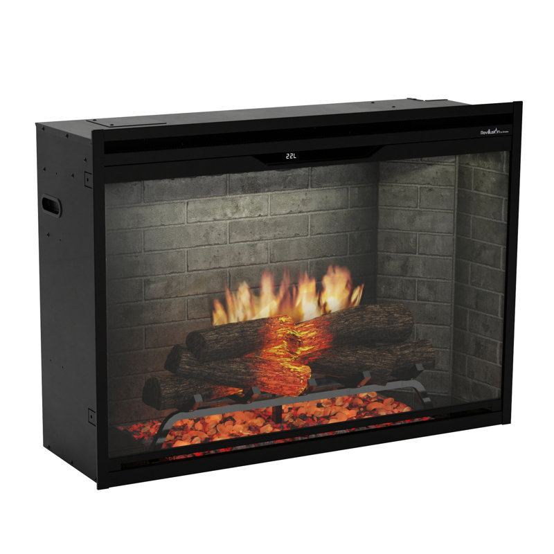 Foyer électrique Dimplex Revillusion, H 26,6 po x l 37 po x P 12,1 po