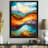 Celestial Abstract Desert Landscape III - Abstract Landscapes Wall Décor-38724662-38724668-38724669