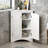 Triangle Bathroom Storage Cabinet With Adjustable Shelves, Freestanding Floor Cabinet For Home And Kitchen-1679800651