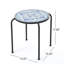 Table de bout en céramique pour l'extérieur
