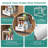 2-Pack Sliding Under Sink Organizer, Pull-Out Cabinet Basket Drawers, Metal Storage Racks for Kitchen & Bathroom, White-128514513