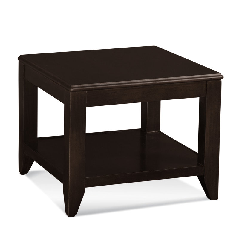 Elements Solid Wood End Table, Java