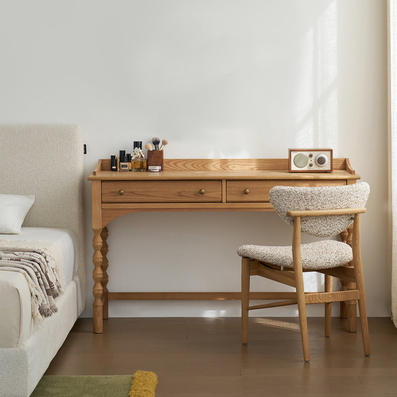 Household minimalist style desk and chair set