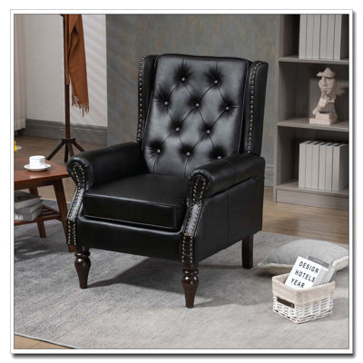 Fauteuil avec cadre en bois