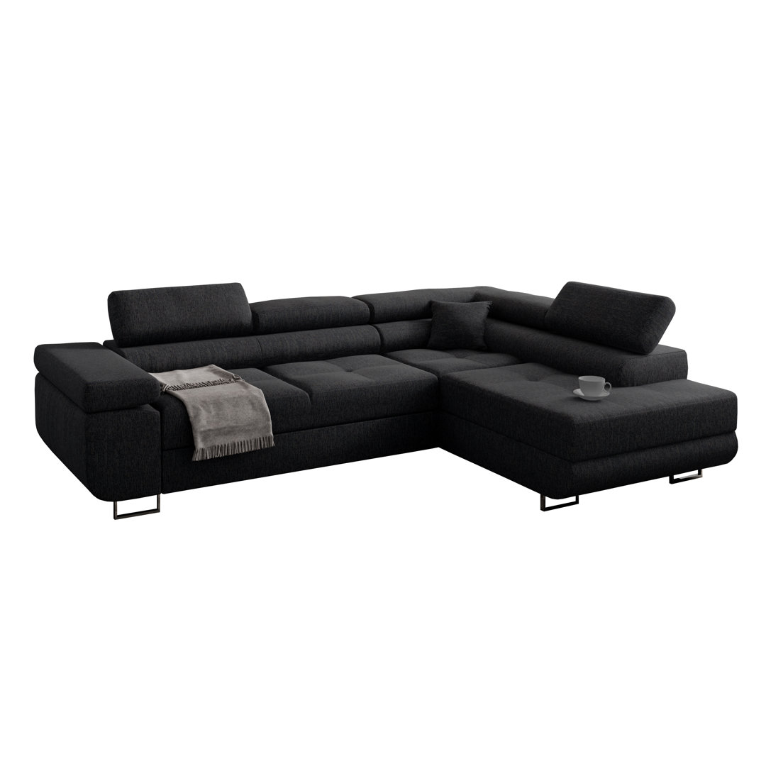 Ecksofa Anguel mit Bettfunktion