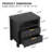 25.6“W 2 - Drawers Nightstand with Built-In Outlets and Lights-1381886710