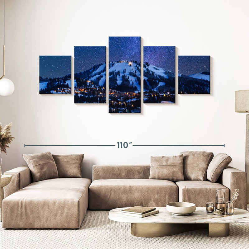Alvord Park City Glow, 42" H x 92" W
