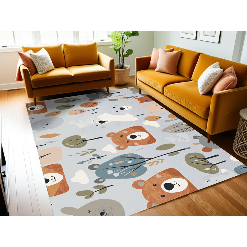 Tapis pour enfants Redwood Rover, Rectangle 5 pi x 7 pi