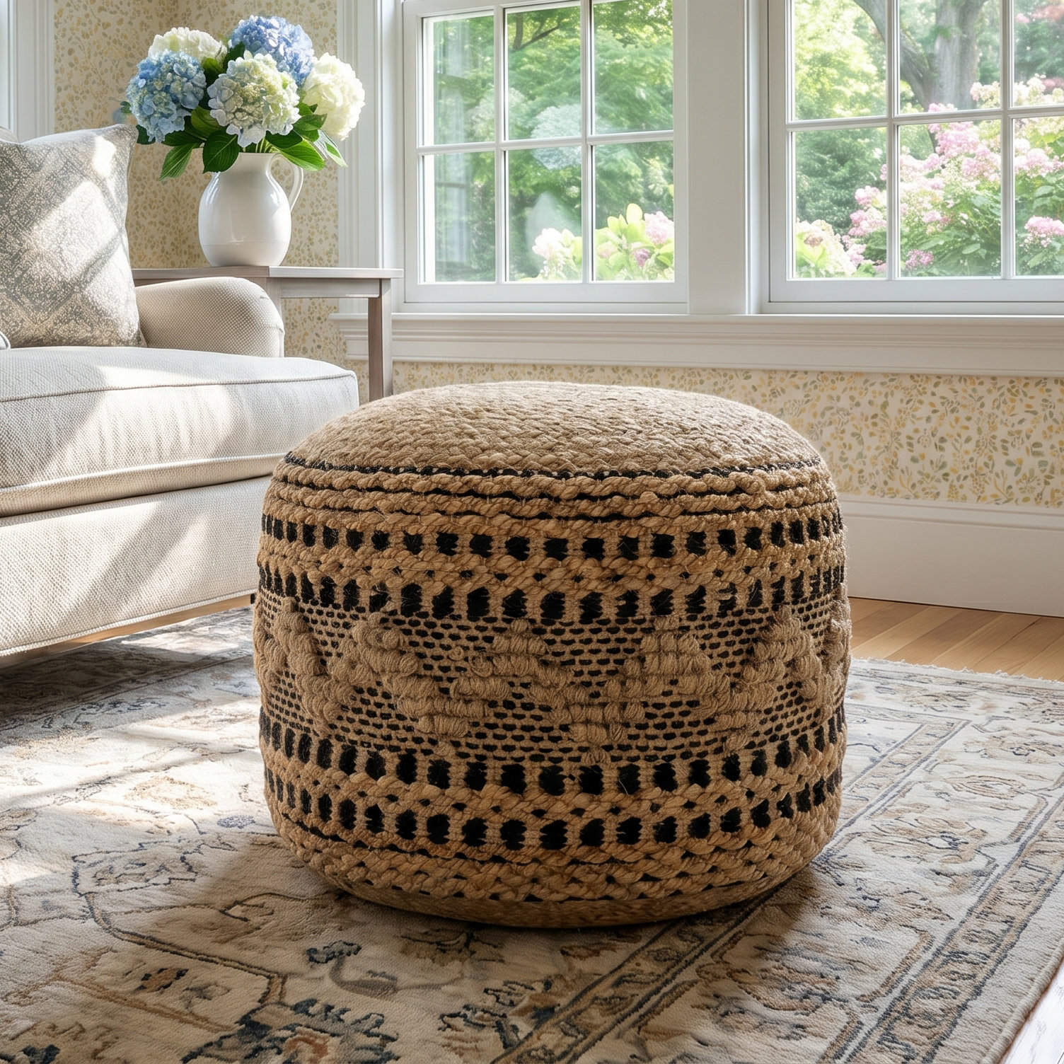 Menlo Upholstered Pouf