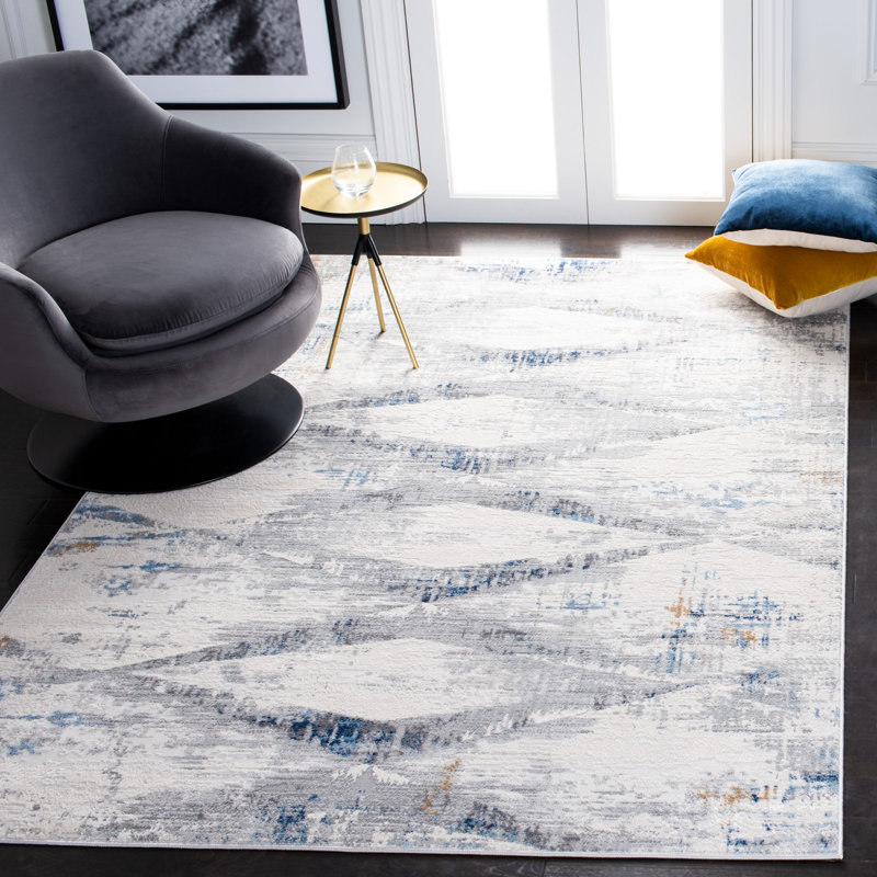 Amelia Cotton Geometric Rug, Rectangle 8' x 10'