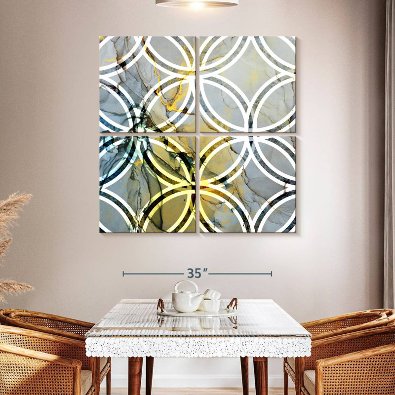 Avery Overlapping Circles, 45" H x 45" W
