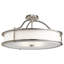 Kelia 4 - Light Classic Pewter Drum Pendant-25305165
