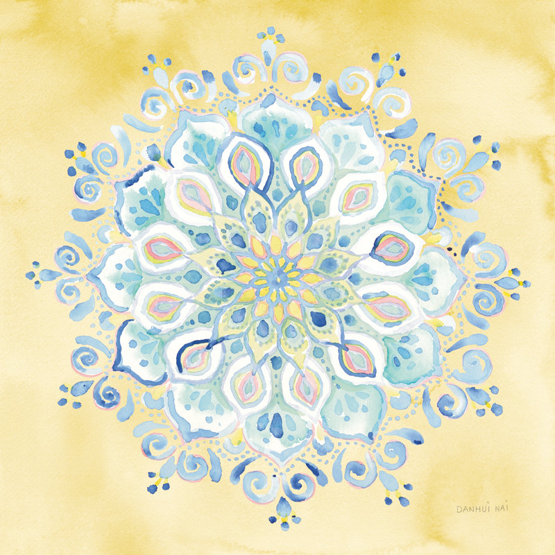 Jaipur VII by Danhui Nai - Wrapped Canvas Painting, 91cm H x 91cm W x 3.8cm D