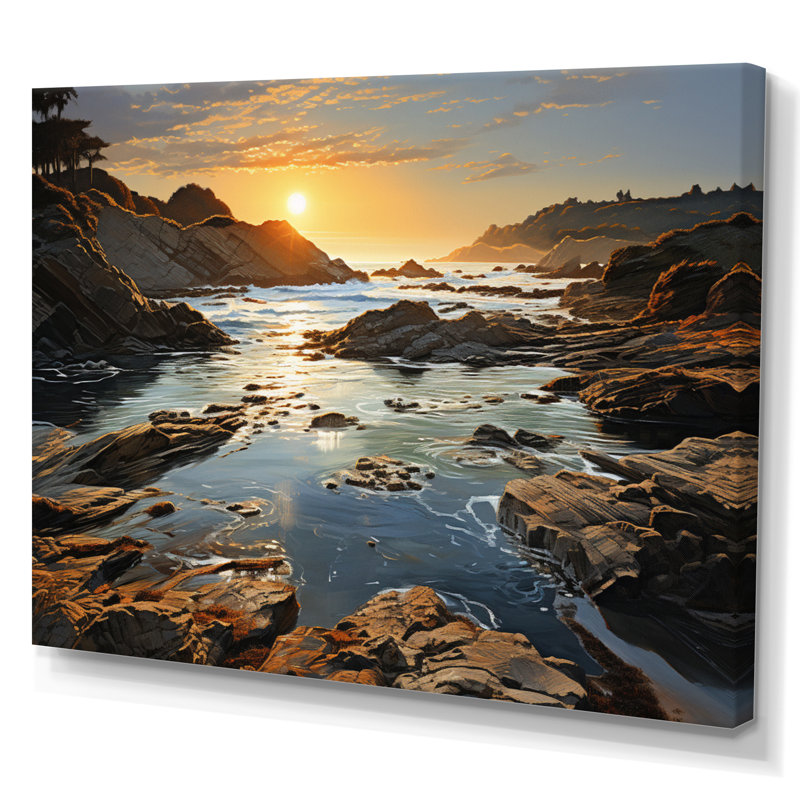 «Beach Photo Surf», reproduction sur toile encadrée, H 16 po x l 32 po x P 1 po, Toile tendue