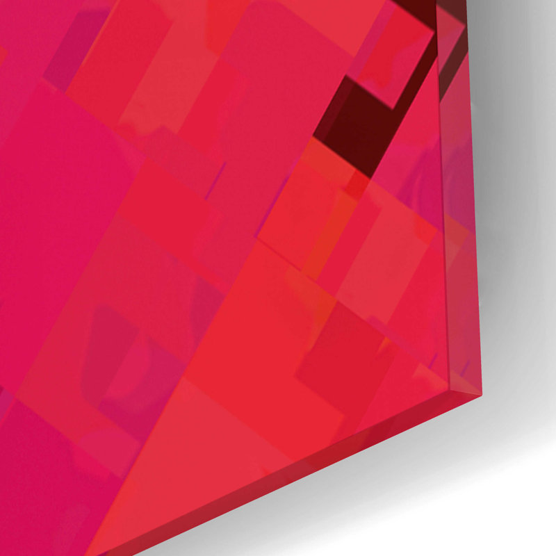 «Mauve et orange» par Shandra Smith - impression non encadrée, H 12 po x l 12 po x P 0,12 po