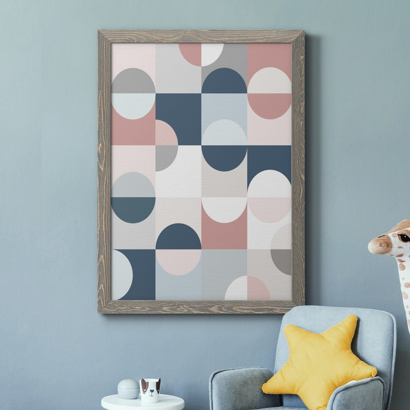 Modern Reflection - Cadre photo, impression sur toile, H 37,5 po x l 27,5 po x P 1,5 po, Toile avec cadre gris