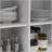 Rolling Kitchen Island With Drop Leaf Wood Breakfast Bar, Farmhouse Kitchen Cart With 2 Drawers, Adjustable Shelves For Dining Room