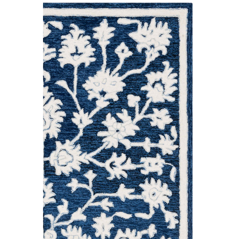 Tapis oriental en laine touffeté à la main Ebony, Rectangulaire 3 pi x 5 pi