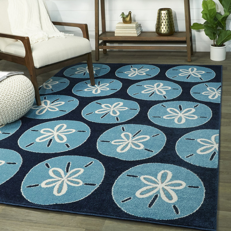 Tapis bleu Westberg, Rectangle 5 pi 3 po x 7 pi