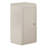 Kade Faceted Semi-Gloss Side Table in Putty