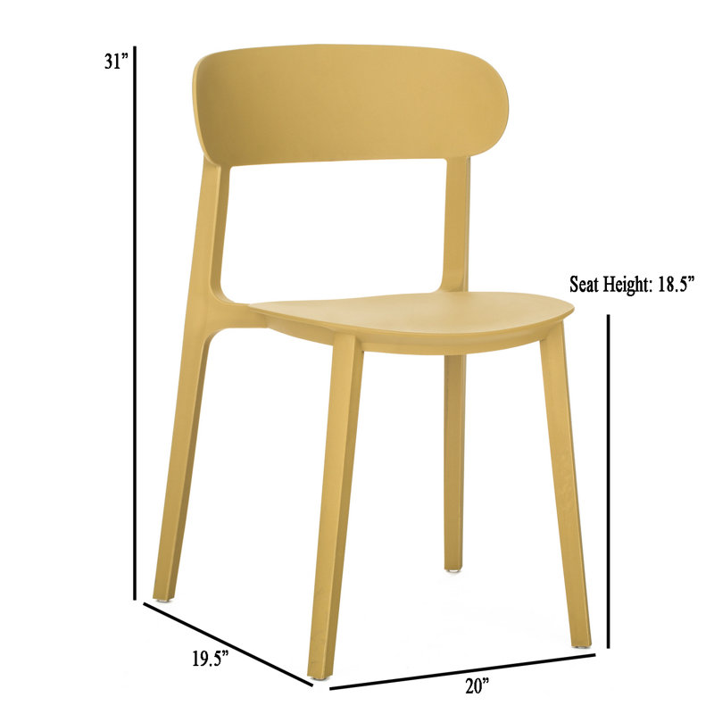 Chaise d'appoint Keaston, Gingembre