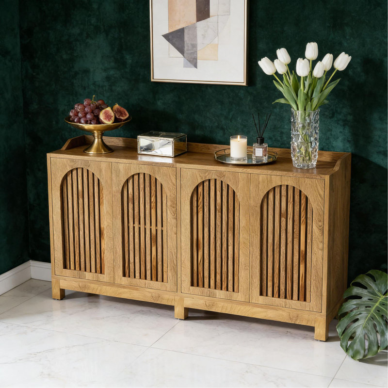 Sleek Sideboard Buffet,Storage Cabinet