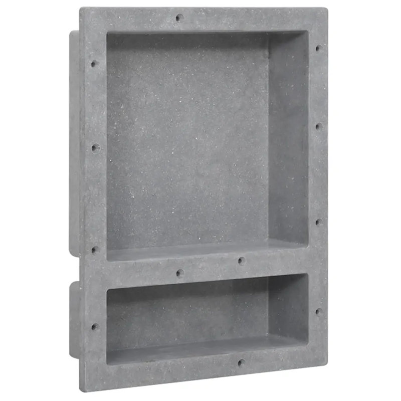 Paynter Plastic / Acrylic Bathroom Shelves, Grey