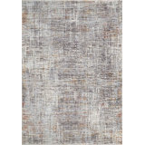 Abstract Area Rug in Grey