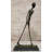Alberto Giacometti Walking Man - Abstract Surrealist Bronze Sculpture on Marble Base