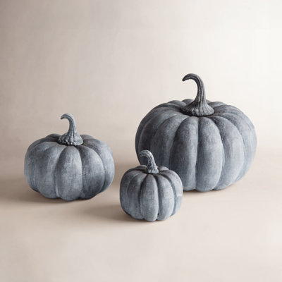 3-Piece Pumpkin Sculpture