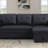 Convertible Upholstered Sectional Sofa with Pull-out Chaise-102484760-102484761