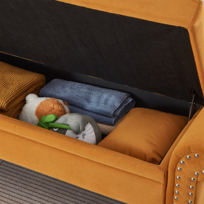 Chaise longue moderne avec rangement dissimulé et conception ergonomique