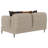 Yara 2-Piece Chenille Upholstered Sofa Set Latte