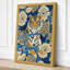 Tiger in Bloom Botanical - Wrapped Canvas-1922794422-1922794423