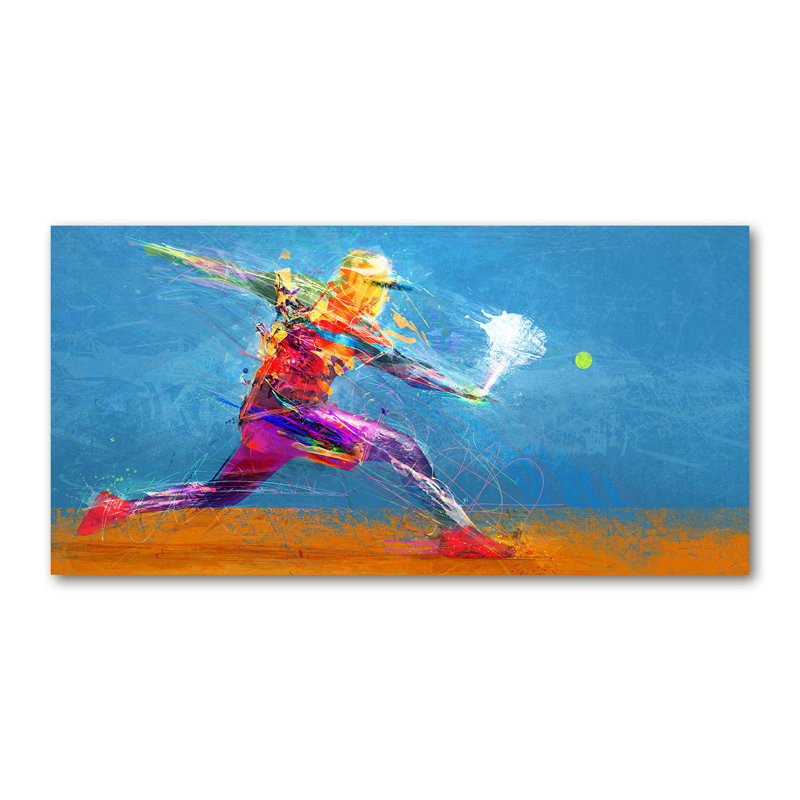 Tennis Player - Wrapped Canvas Print
