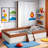 Mishelle Upholstered Daybed with Fence and Stairs-1137170997