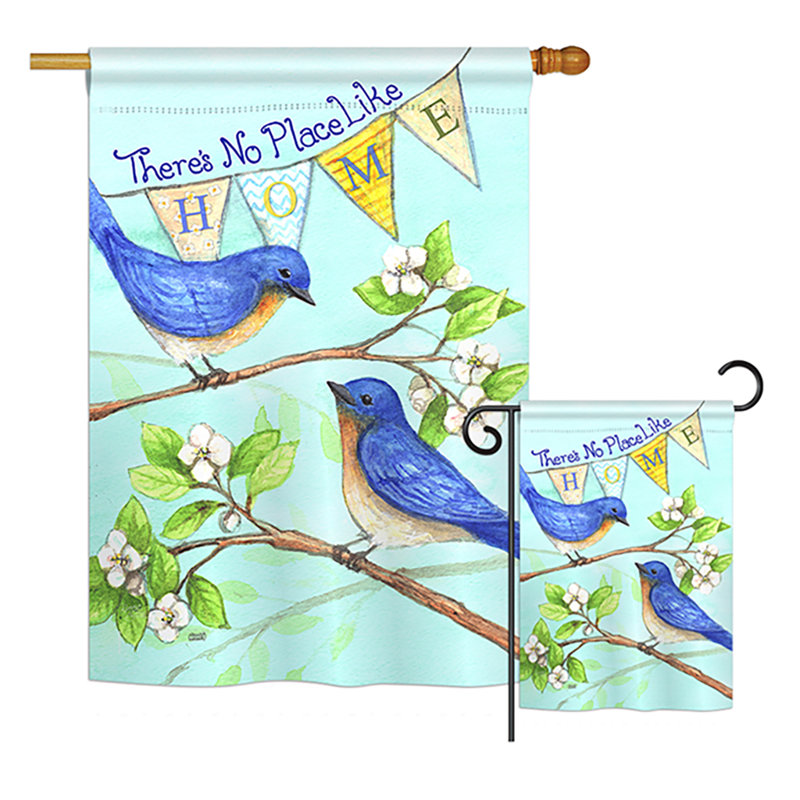 Polyester à 2 côtés 40 x 28 po drapeau de jardin