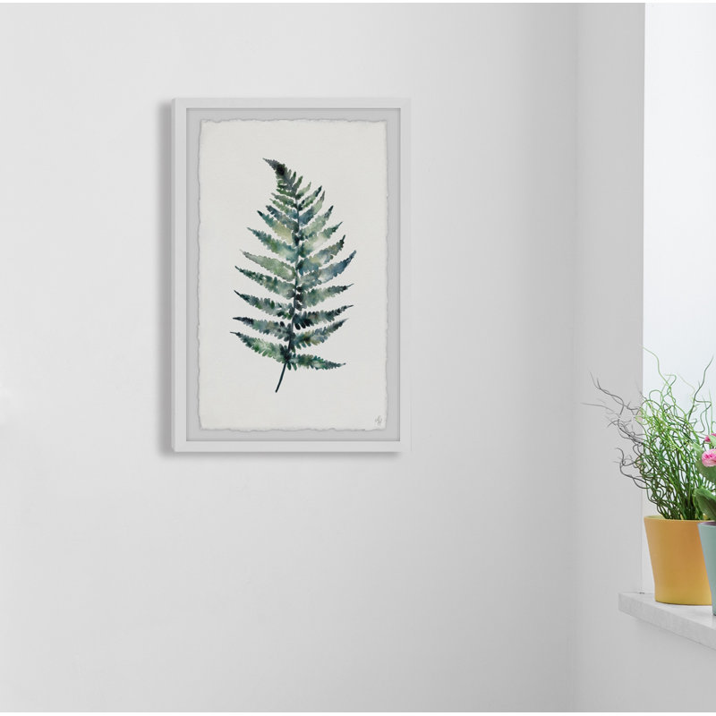 Edite Fern, reproduction encadrée, H 18 po x l 12 po x P 1,5 po