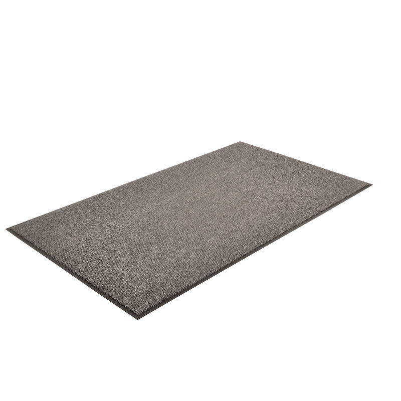 Alkan Indoor Doormat, Charcoal, 3' x 6'