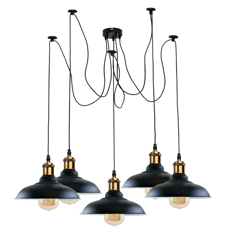 London 5 - Light Pendant, Black