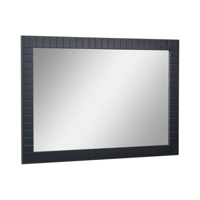 Kamien Solid Wood Square Wall Mirror