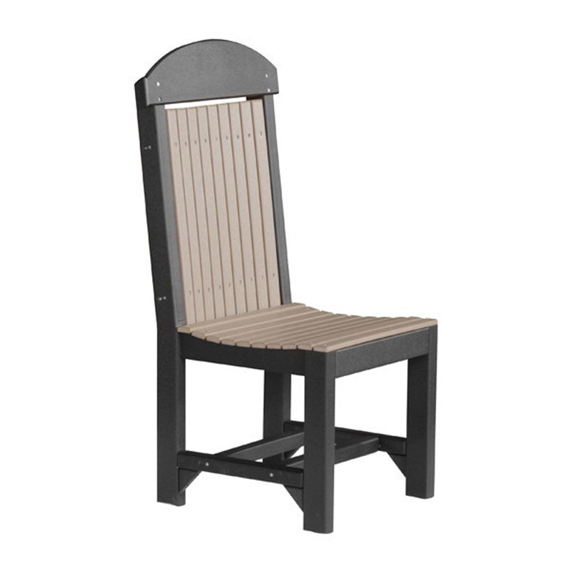 Chaise de terrasse Janel Adirondack, Bleu / blanc, Chaise à accoudoir
