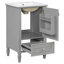 Meuble-lavabo de 20 po avec lavabo en céramique, pieds en bois massif, meuble-lavabo autoportant avec armoire de rangement, tiroirs et portes à fermeture en douceur, support de rangement-1777099863-1777099861