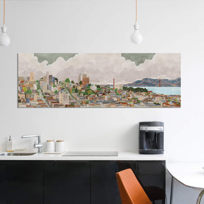 "San Francisco" par PI Galerie - reproduction d'art graphique sur toile
